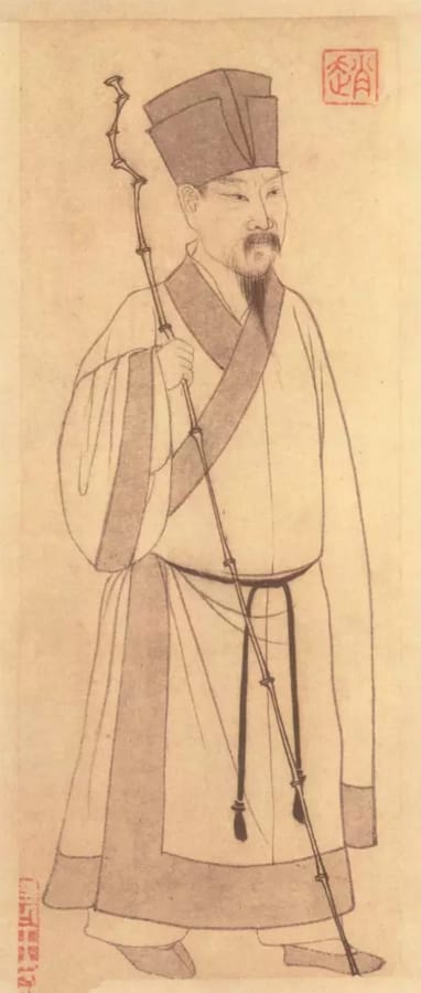 苏轼 苏轼 (苏轼画像 A portrait of this historical character Su Shi)