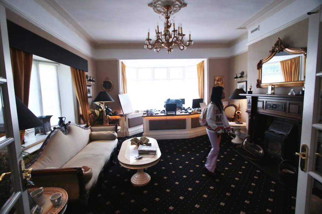 切斯特庄园接待处 切斯特庄园接待处 (切斯特庄园住宿充满维多利亚风味的接待处)